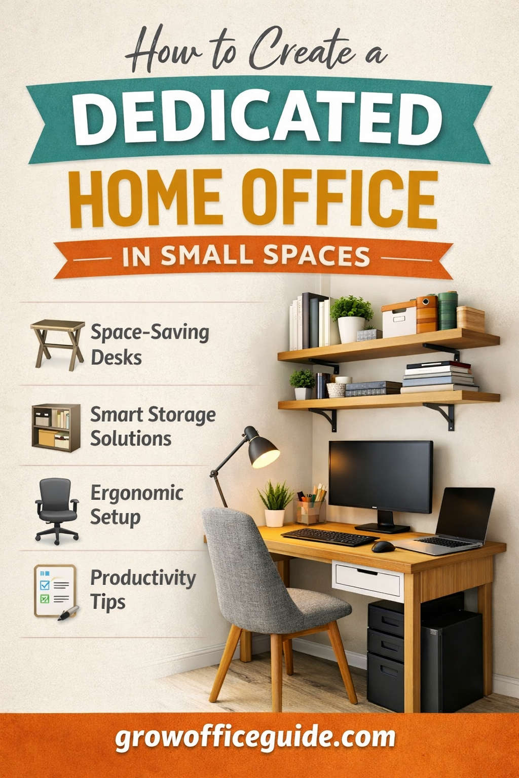 How to Create a Dedicated Home Office in Small Spaces
