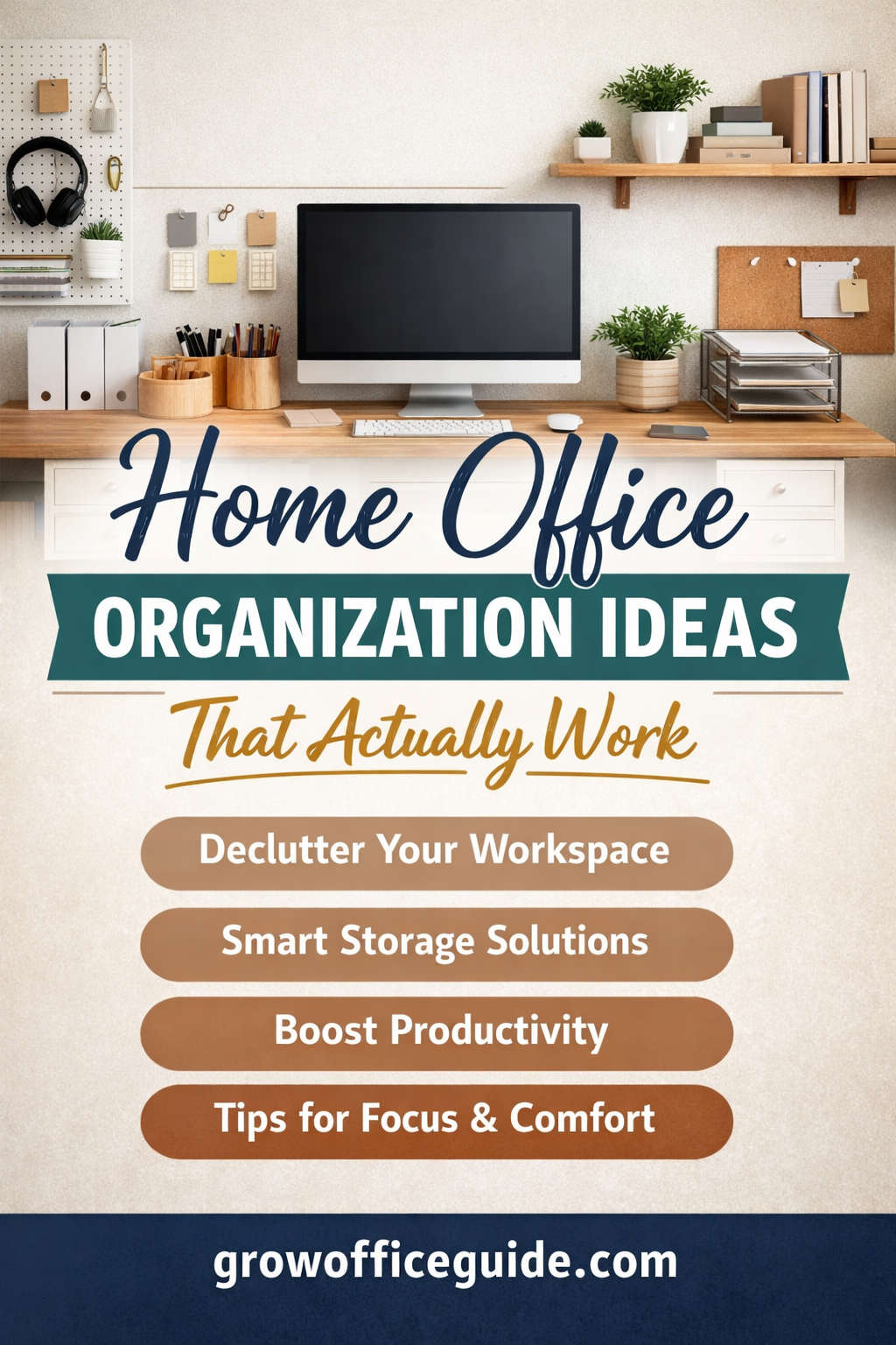 Home Office Organization Ideas That Actually Work for Productivity