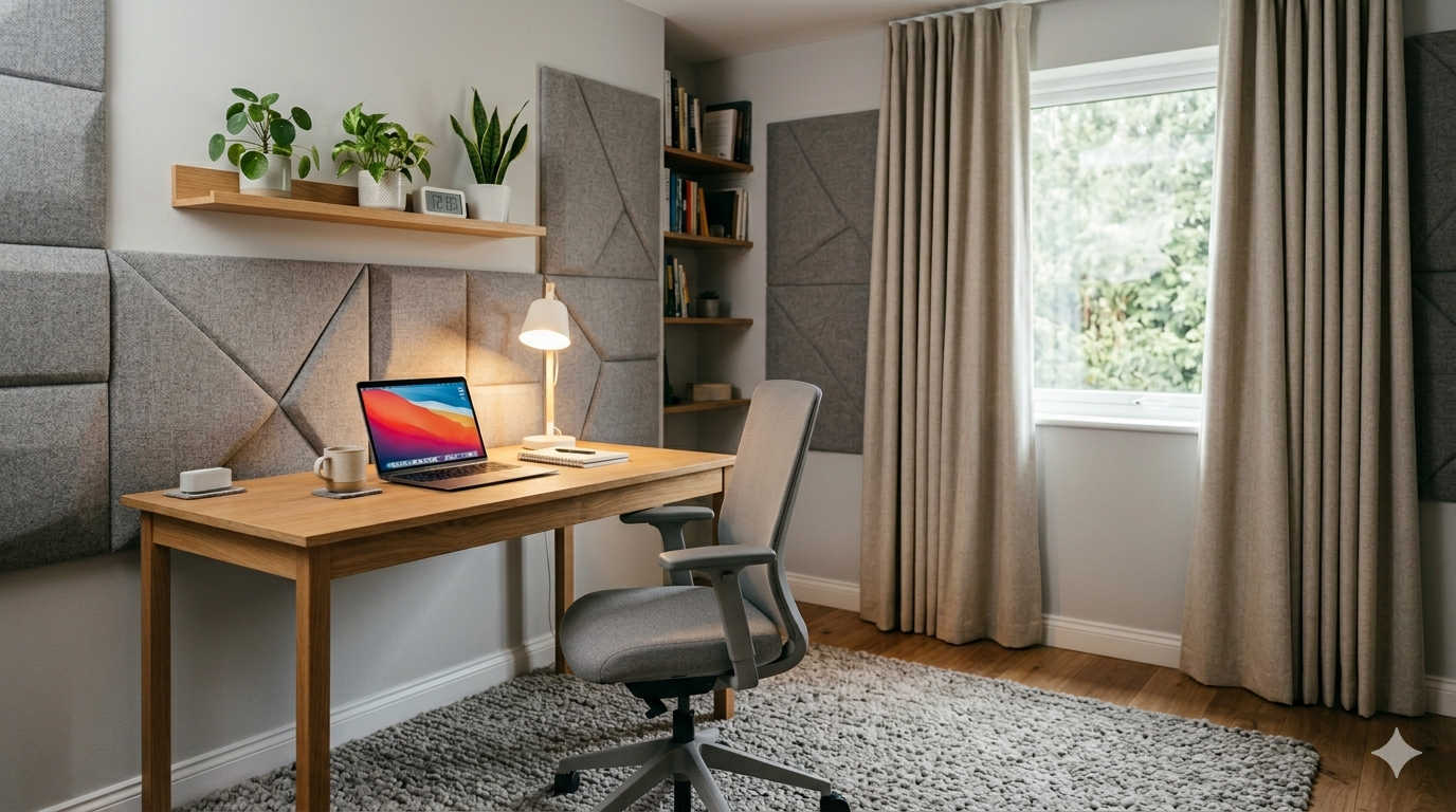 How to Reduce Noise in a Home Office