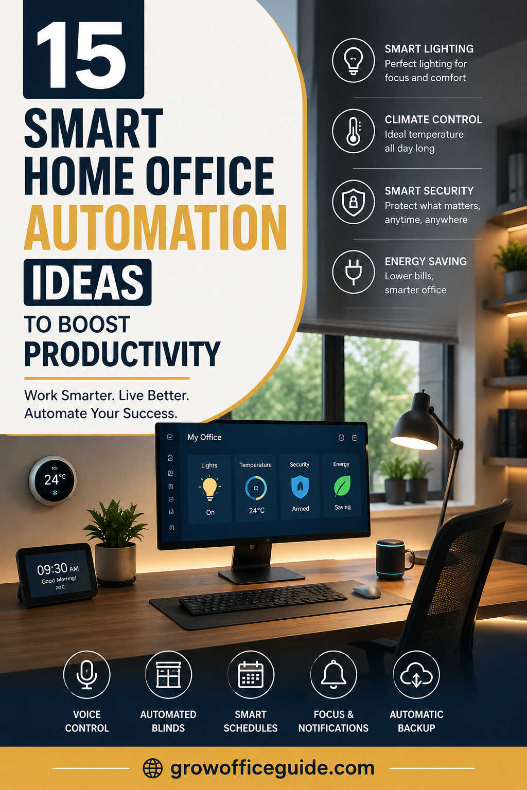 Smart Home Office Automation Ideas to Boost Productivity 2026
